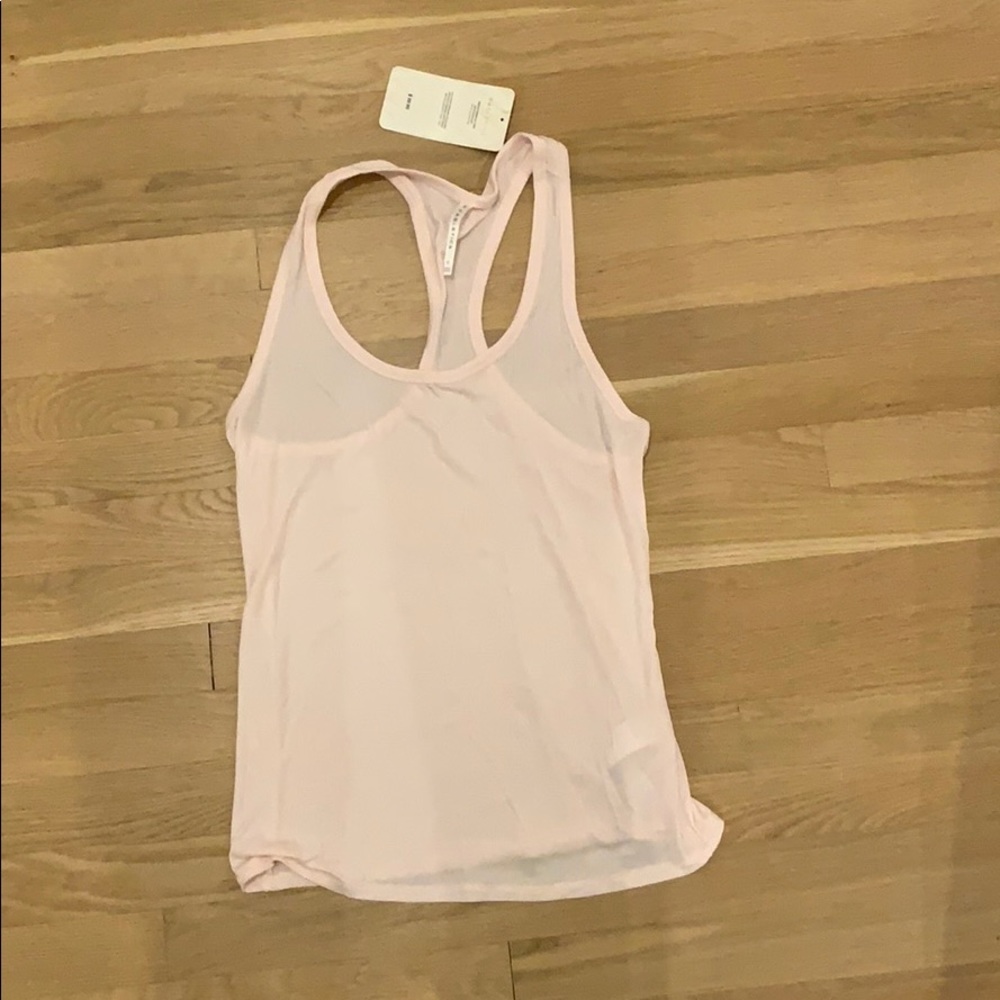 Racer back athletic tank top